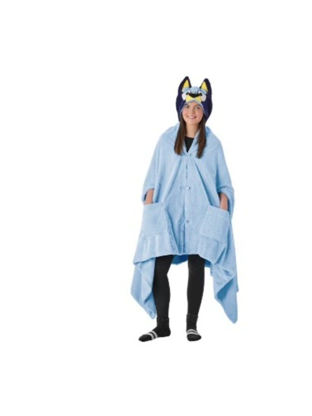 Bluey Adult Licensed 43" x 81" Hooded Blanket